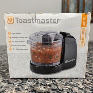 Toastmaster Black Mini chopper Food Processor NEW